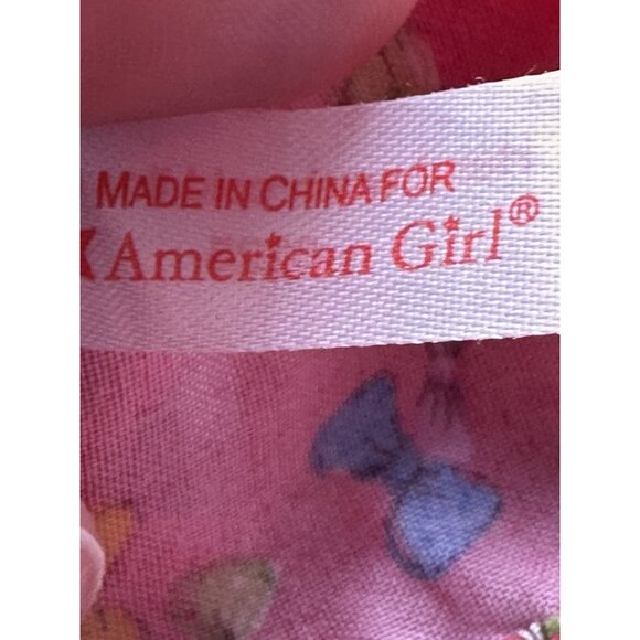 American Girl Doll 18” Gala Party Dress Bright Pink Bows Rose Sleeveless - Picture 9 of 15